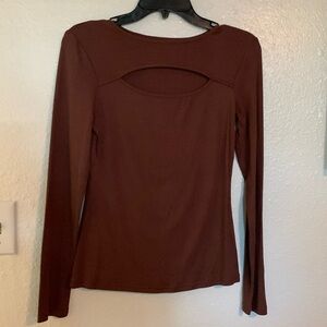 Chocolate brown top
